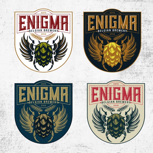 Unique And Viually Attractive Logo For Belgian Brewery   