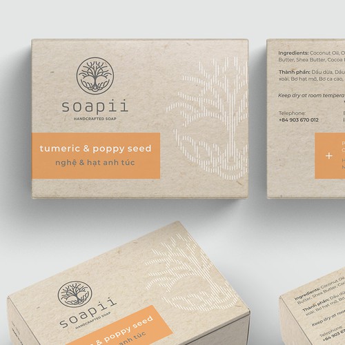Packaging design for Soapii