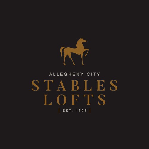 Logo for an apartment building
