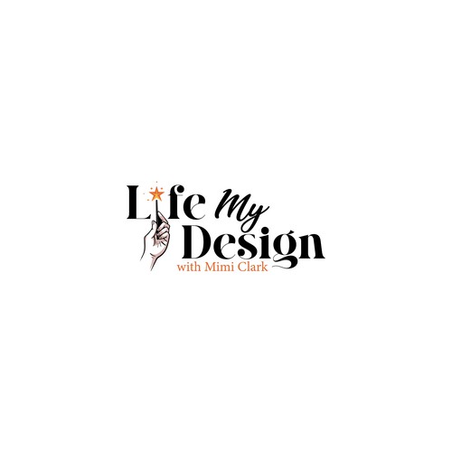 Artistic logo for "Life my Design"