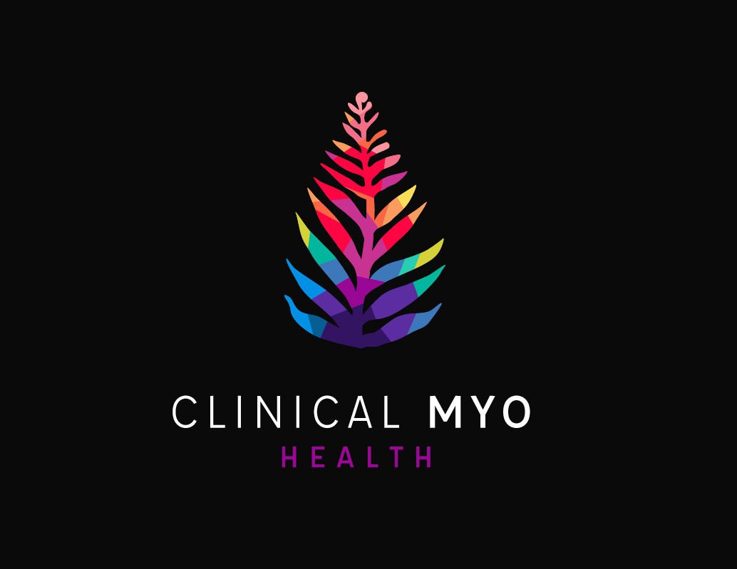 Healthcare clinic in MSK injuries/massage, to appeal to LGBTQ+. Nervous system/brain/neurone inspired shape is top