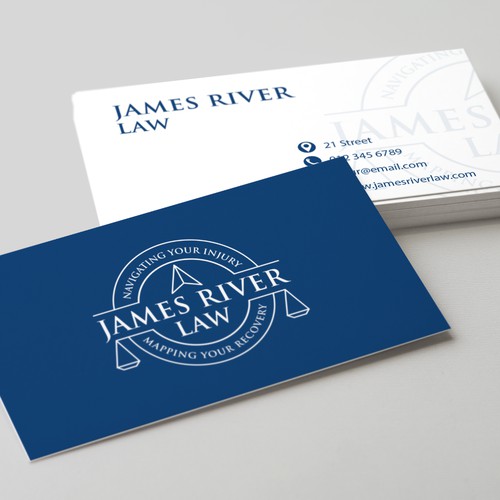 JAMES RIVER LAW BUSINESS CARD