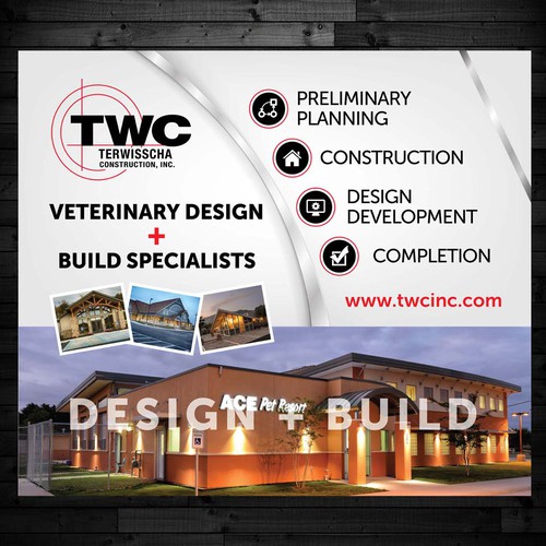 Create a Tradeshow Banner Set for TWC Architecture and Construction!