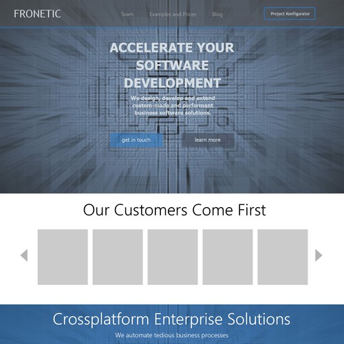 Fronetic Website