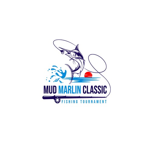 Fishing tournament logo