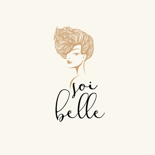 Classic beauty logo concept for a Cosmetic Studio