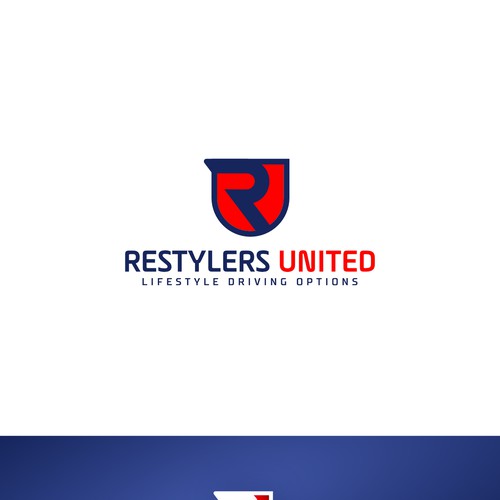 Dynamic and strong logo for Restylers United