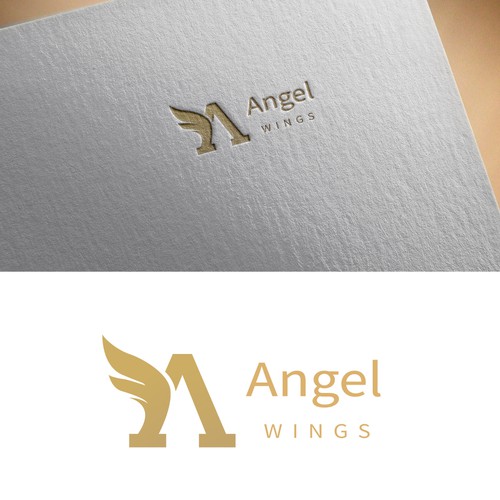 Angel Wings Logo Design