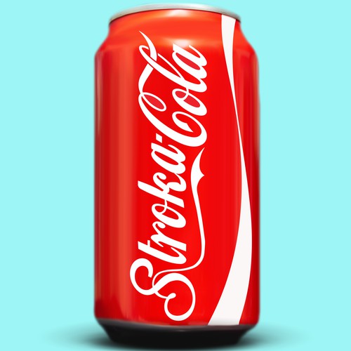 Stroka-Cola Kick the Can Campaign Poster