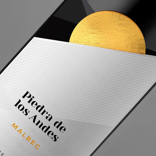 Malbec Wine Label for an Argentinian Winery