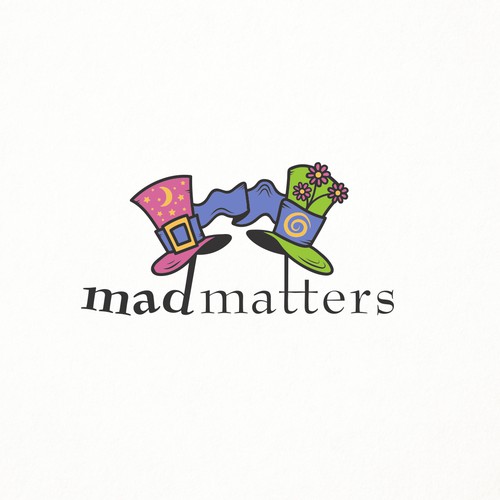 Playful yet sophisticated logo design for Mad Matters