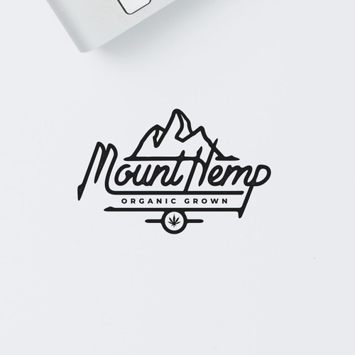Hand lettering concept for Hemp company