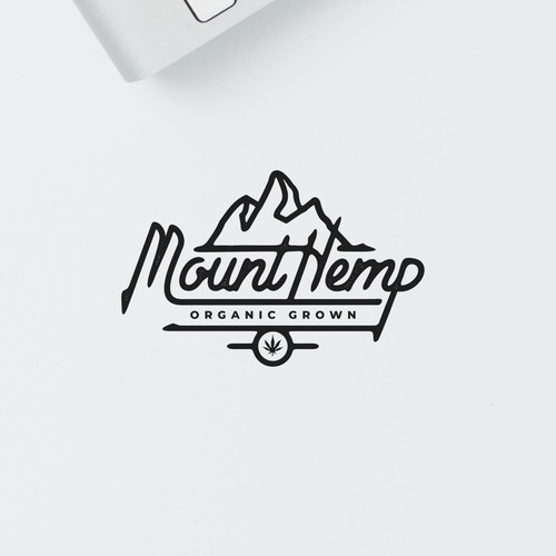 Hand lettering concept for Hemp company