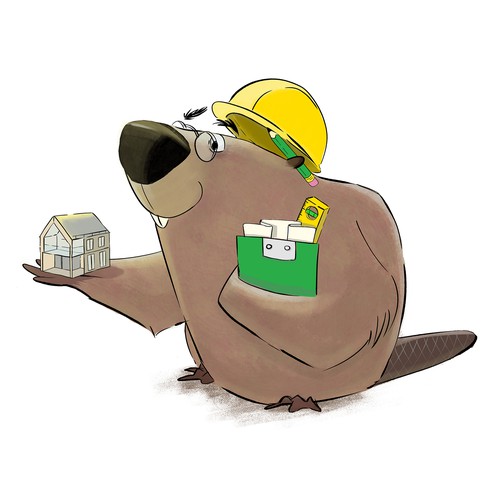 Mascot for a construction company 