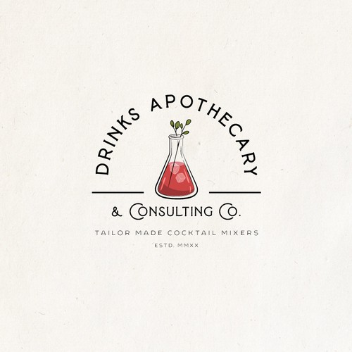 Logo Design for Drinks Apothecary