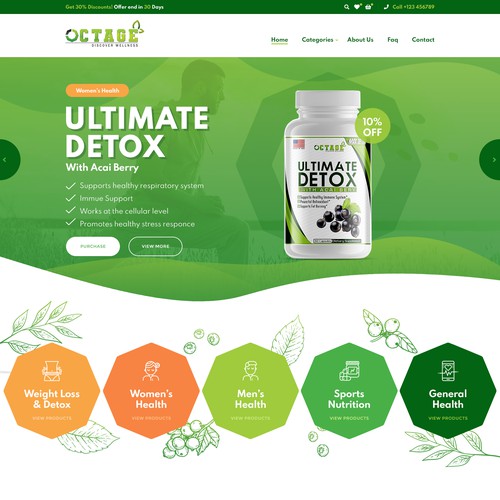 Detox Suplement homepage