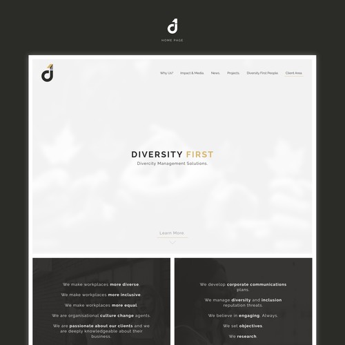 Diversity management services website