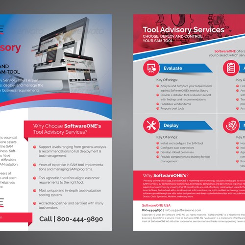 Tool Advisory Flyer design requried for external business opportunities