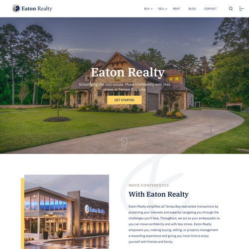 Landing page design for Real Estate