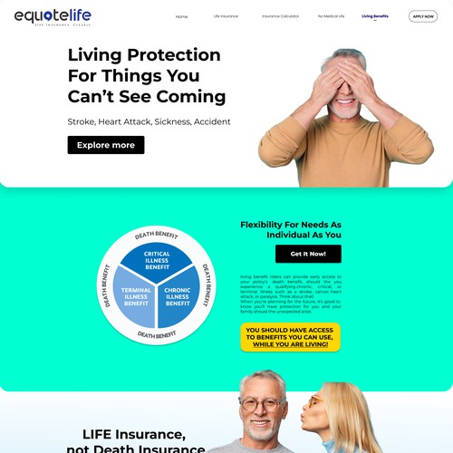 EquoteLife | Full-Scale UI/UX Website Design
