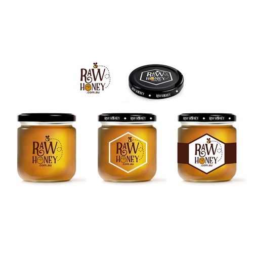 logo for raw honey