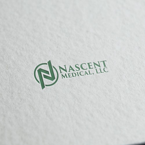 Letter N logo for a medical company