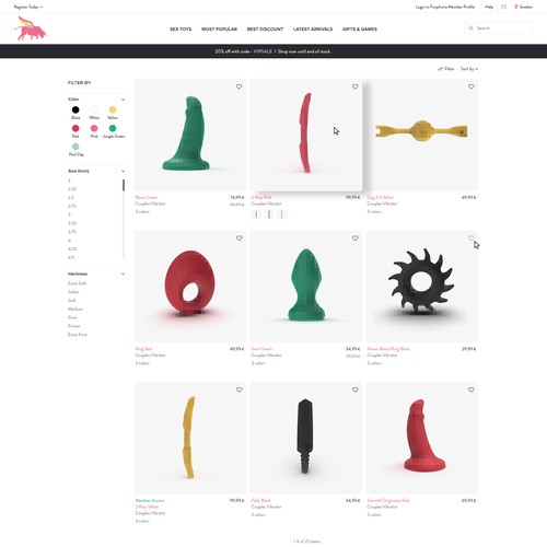 Sex Toys e-Commerce