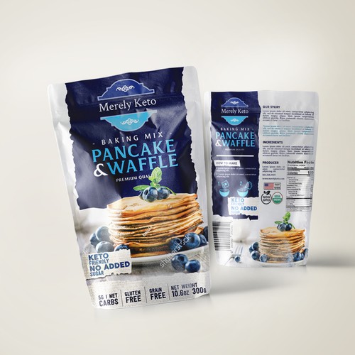 Merely Keto Premium Pancake & Waffle Mix