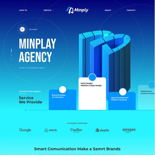 Minplay Digital Agency Website UI/UX Design