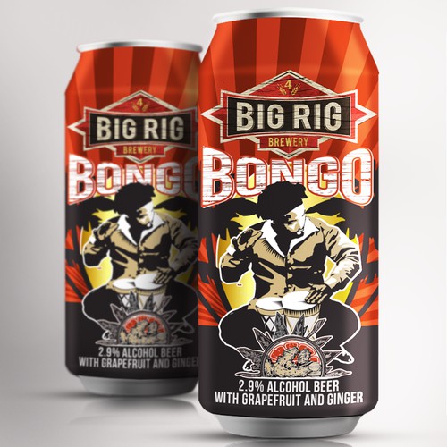 BONGO Big Rig Brewery Beer - LABEL NEEDED