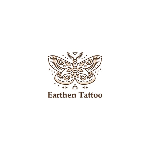 Moth Design for Tattoo Shop