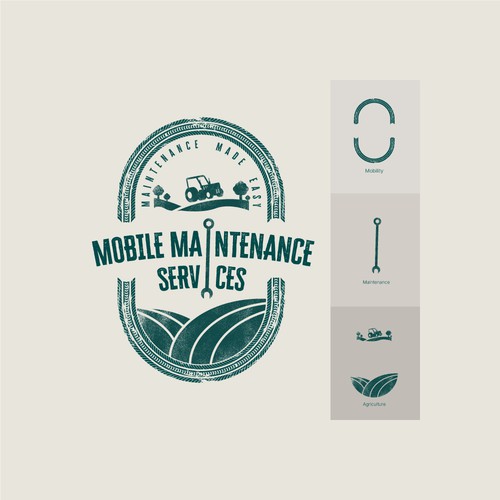 Mobile Service Maintenance Logo