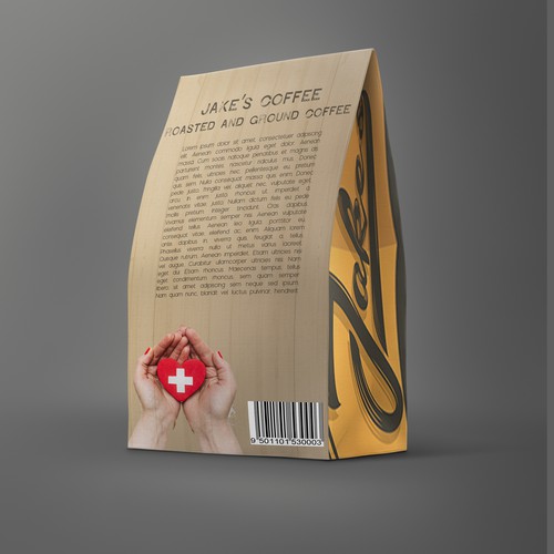 Coffee bag design (back)