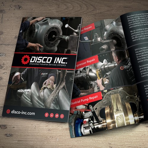 Brochure design for Disco Inc.