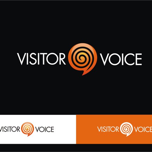 Logo design for Visitors Voice - a brand with a global audience