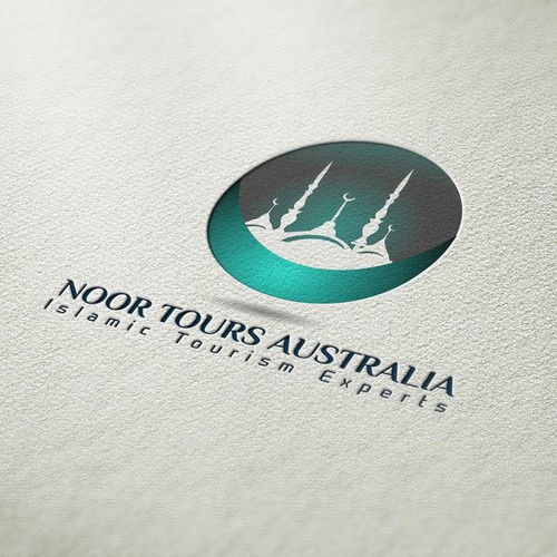 Bold logo concept for travels