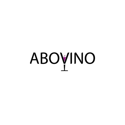 Modern logo for wine