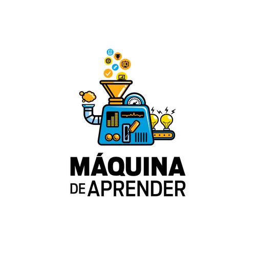 MÁQUINA DE APRENDER - LOGO DESIGN