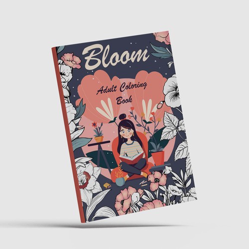 Book cover for coloring book