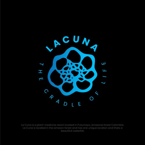 Logo Concept for "LACUNA - The Cradle of Life"