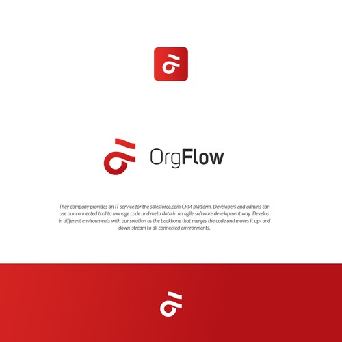 Logo concept for IT service company.