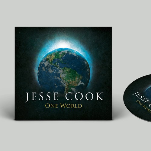 Canadian Guitarist Jesse Cook's ONE WORLD album cover design