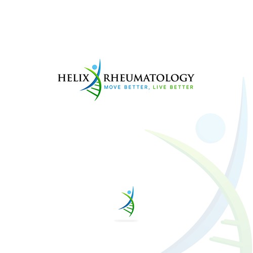 Helix Rheumatology – Logo Redesign for Modern Patient-Centered Care