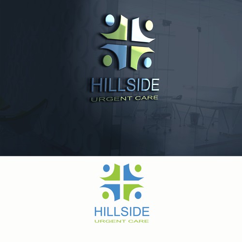 Bold logo concept for hillside urgent care