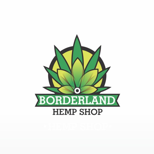 Winning design for Borderland Hempshop