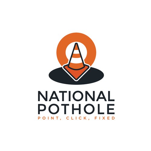 Bold logo concept for National Pothole