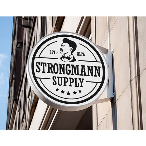 Logo concept for Strongmann Supply