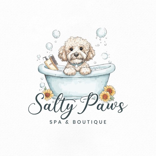 dog grooming and high end retail boutique-LOGO 