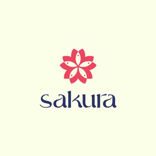Sakura Sushi logo concept