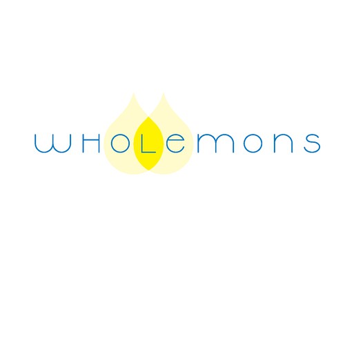 Fresh & modern logo for lemon water health supplement